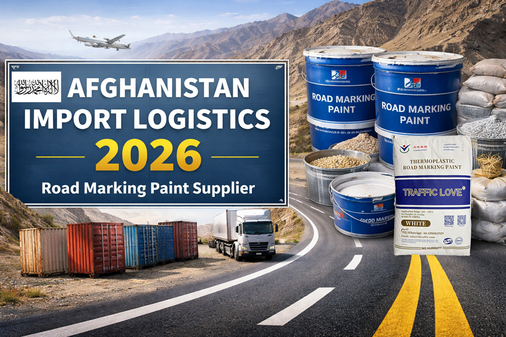 Afghanistan Import Logistics 2026 | Road Marking Paint Supplier 