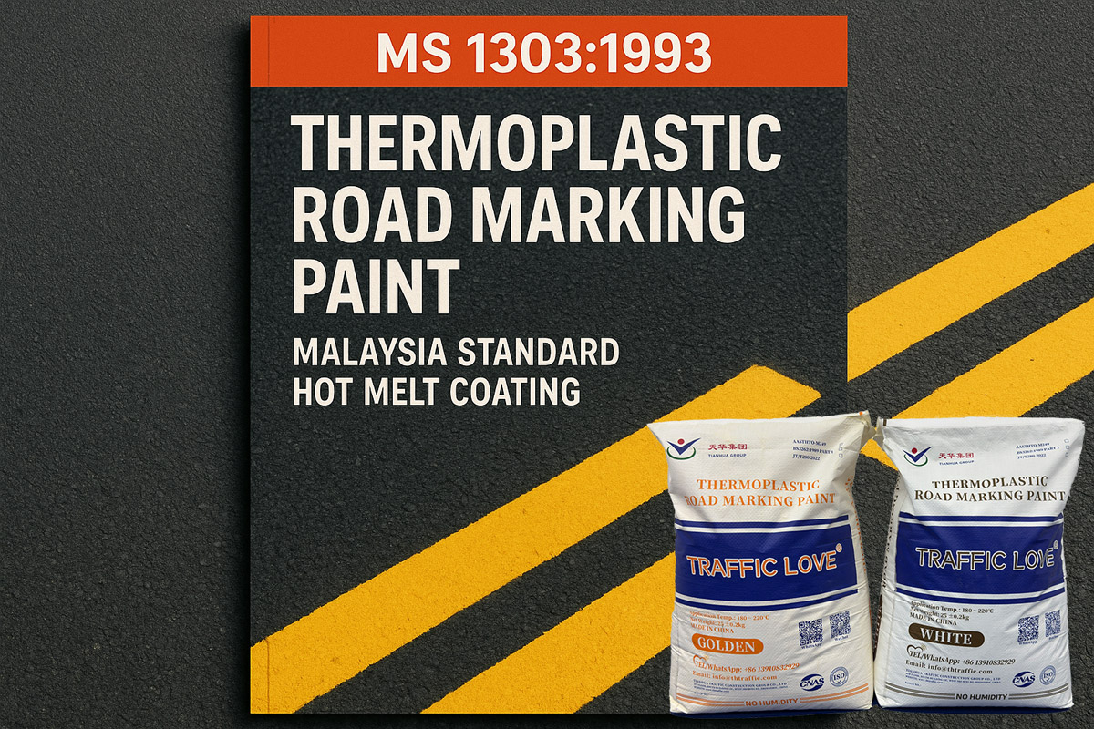 MS 1303:1993 Thermoplastic Road Marking Paint | Malaysia Standard Hot Melt Coating