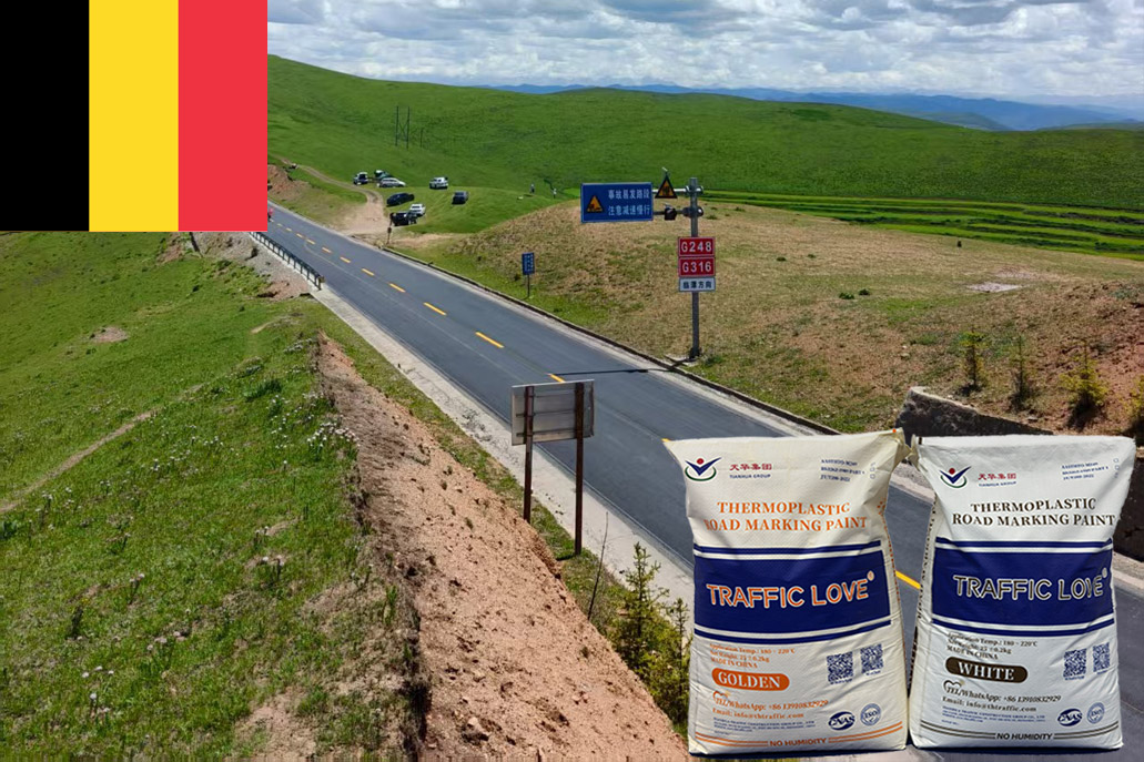 Thermoplastic Road Marking Paint for Belgium – Export & Complia