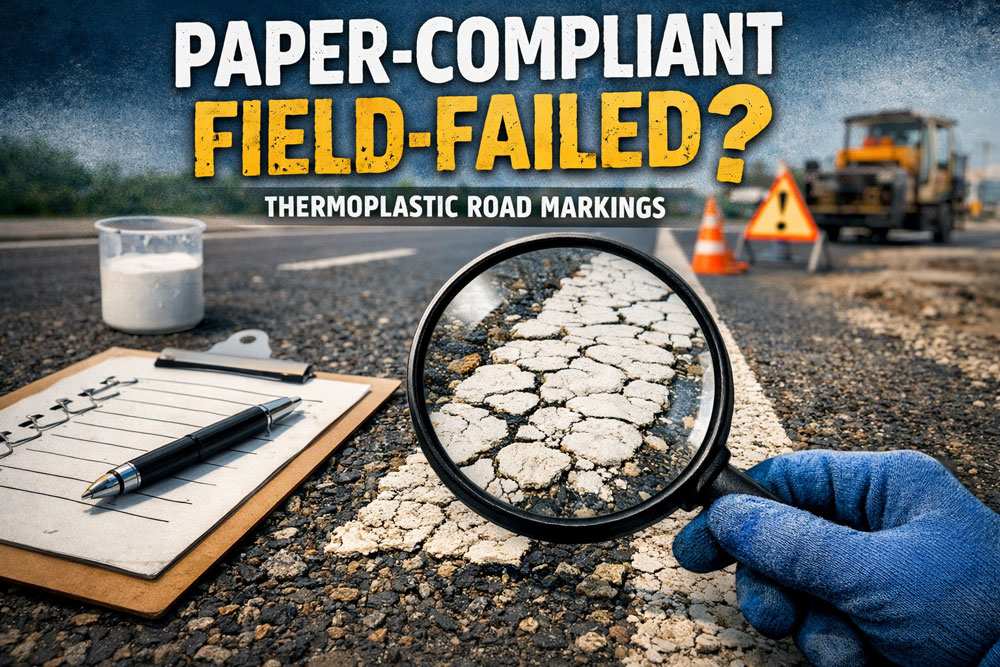 How to Identify “Paper-Compliant but Field-Failed” Thermoplastic Road Marking Paint