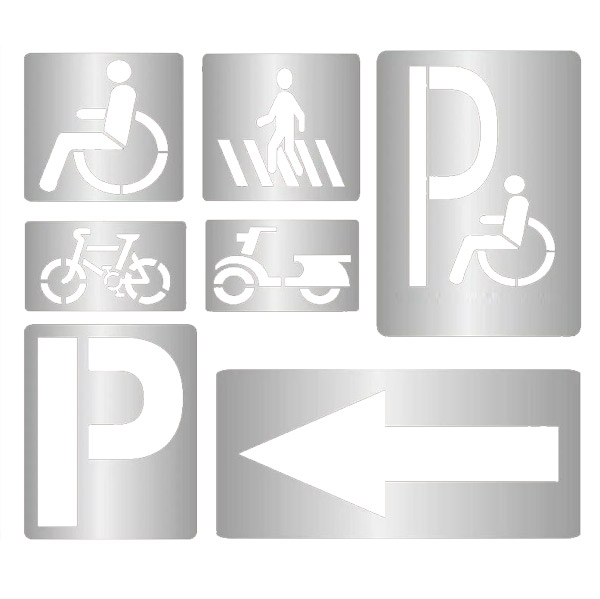 Parking Lot Stencils